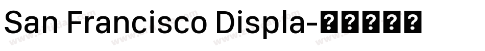 San Francisco Displa字体转换